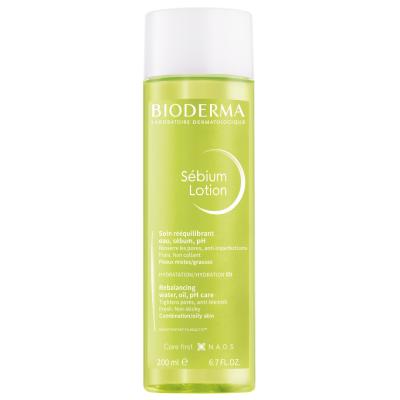Bioderma Sebium Lotion - Non-Comedogenic Skincare for Oily & Acne-Prone Skin, 6.76 fl oz