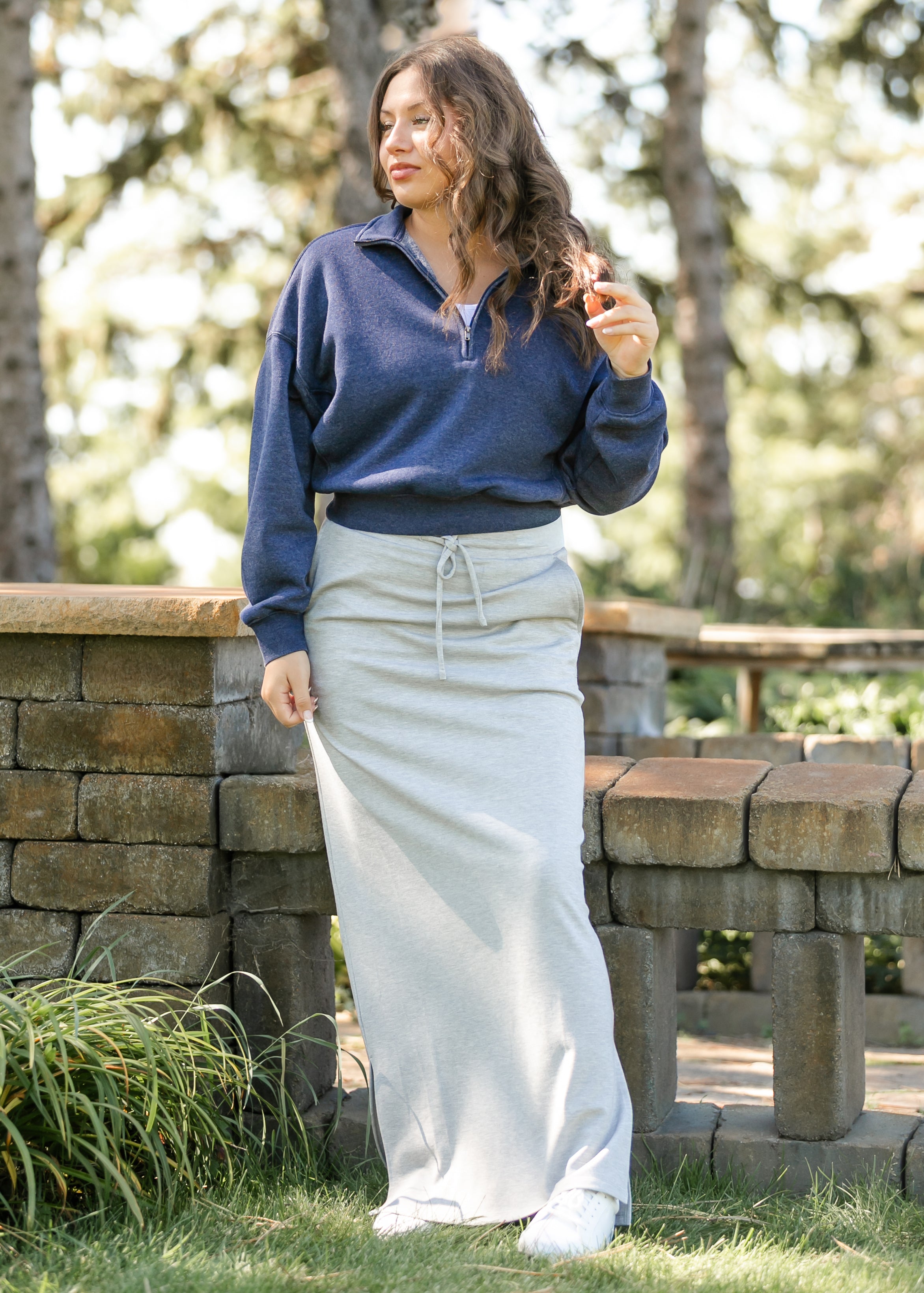Inherit Co. Jordan Knit Maxi Skirt — main product shot