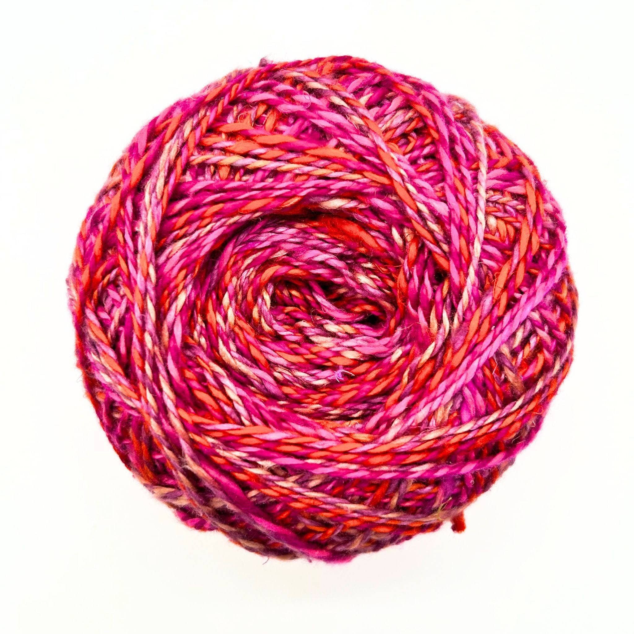 Darn Good Yarn Darn Good Yarn Journey Recycled Silk Yarn — detail shot 7