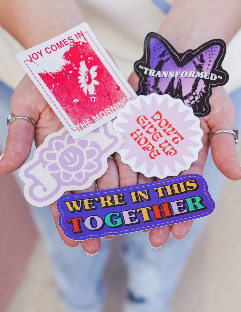 Elevated Faith JOY Sticker Pack — main product shot