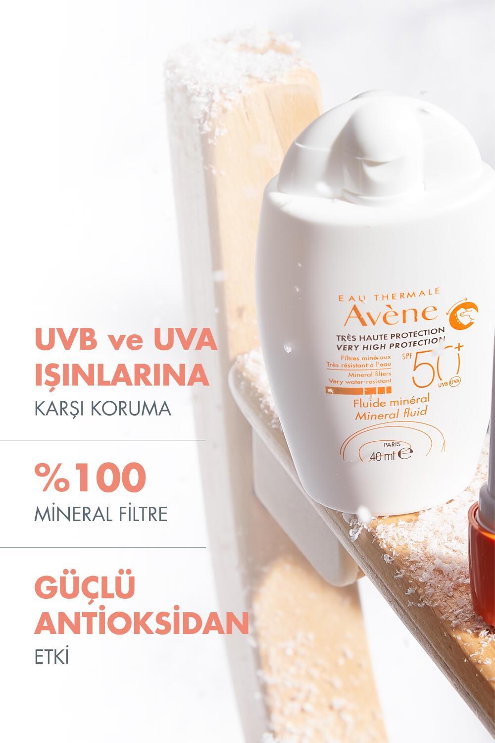 Avene Mineral Sunscreen SPF 50+ - Lightweight, Non-Greasy Protection for Sensitive Skin
