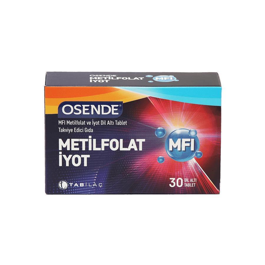 Osende Methylfolate + Iodine Sublingual Tablets - Prenatal Vitamins for Healthy Fetal Development & Thyroid Function - Dietary Supplement