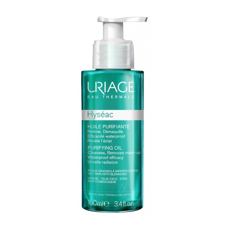 Uriage Hyseac Purifying Cleansing Oil for Oily Skin - Gentle Makeup Remover, 3.38 fl oz