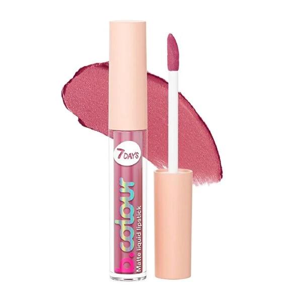 7Days Matte Liquid Lipstick - Vegan, Long-Lasting, Cruelty-Free Beauty