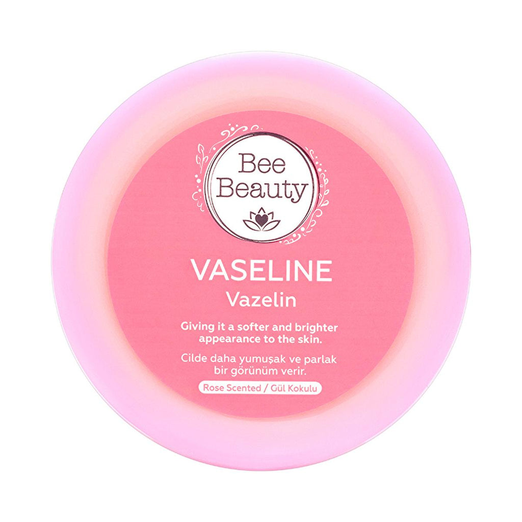 Bee Beauty Vazelin Gül Moisturizing Body Care - Rose Scented Moisturizer for Dry Skin Relief, 3.04 fl oz
