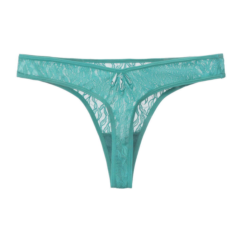 Amour d'Agnette Julie Everyday Lace Thong — lace pattern detail