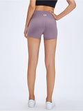 BLACKOUT BARBELL Hele Short (Washed Purple) — main product shot