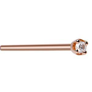 BodyCandy 14K Rose Gold 1.5mm Genuine Diamond Nose Ring — lifestyle context