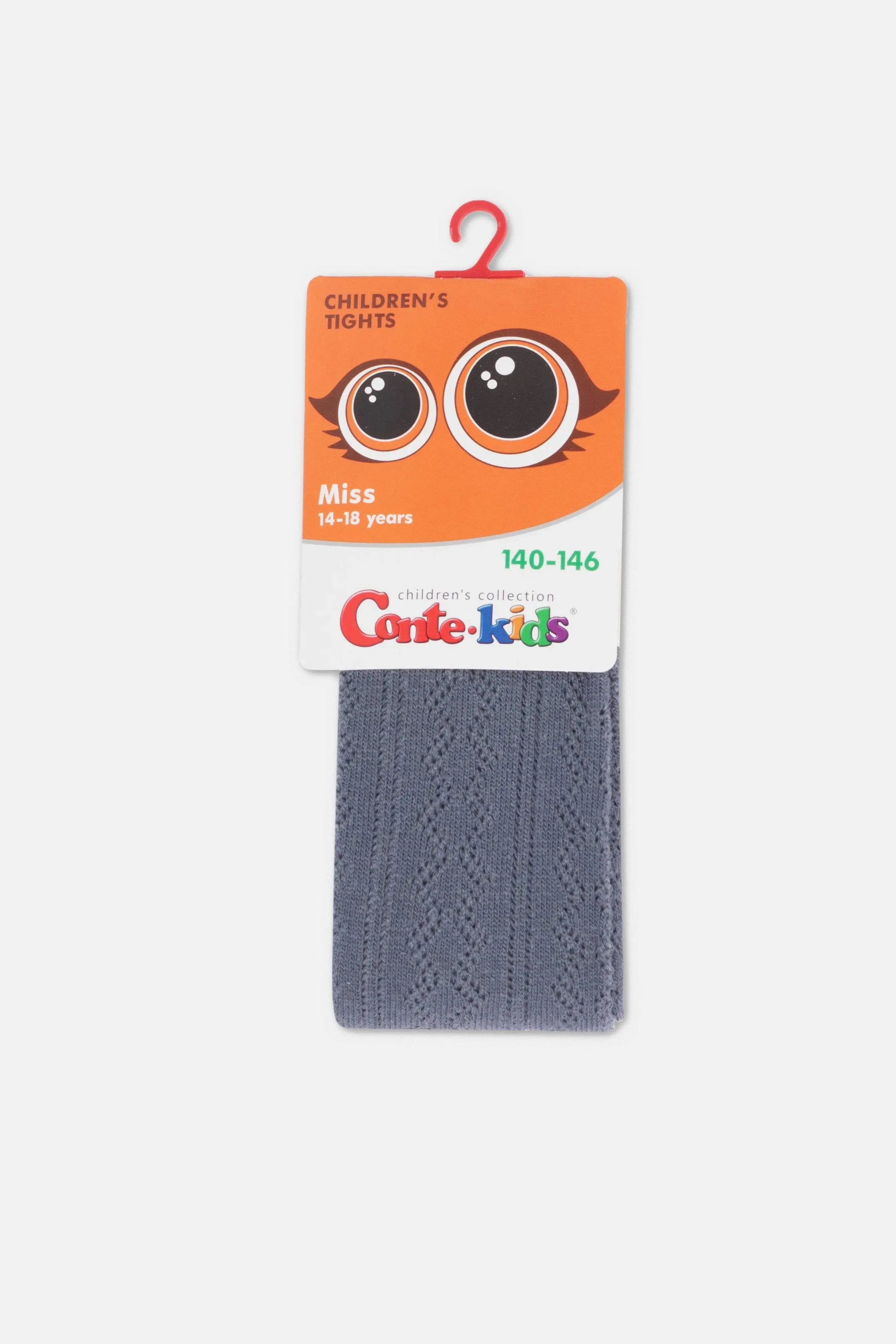 TheRanok.com Conte-Kids Cotton Tights Miss 617 - Lace Pattern — product on model
