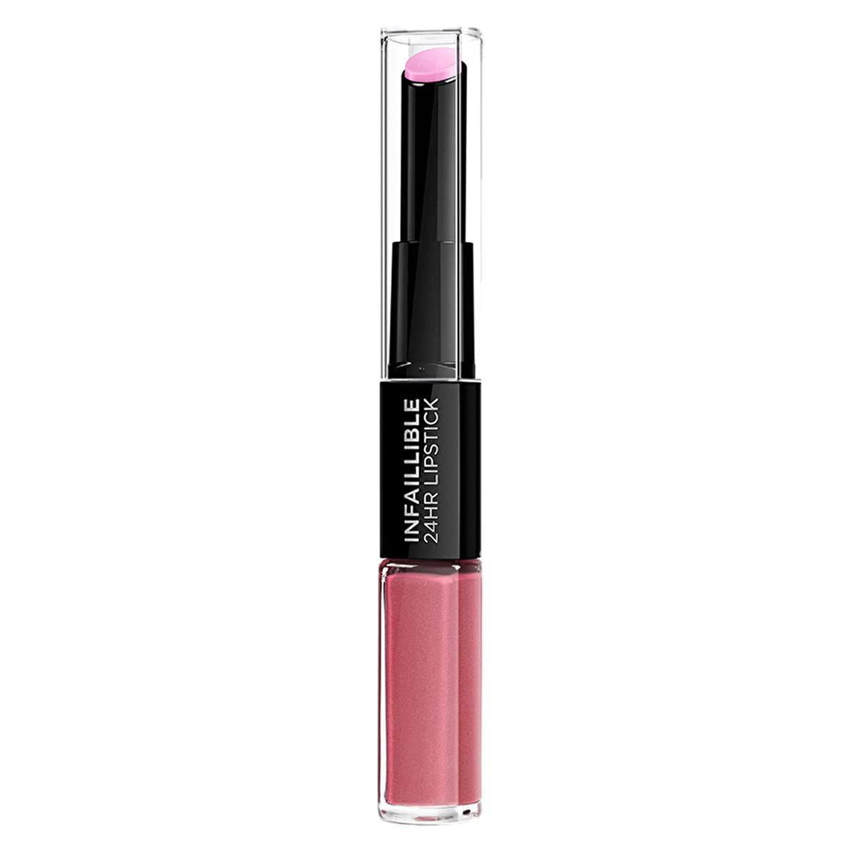 Loreal Paris Infaillible 2-Step Liquid Lipstick & Balm - Long Lasting, Moisturizing, Mask Resistant Makeup