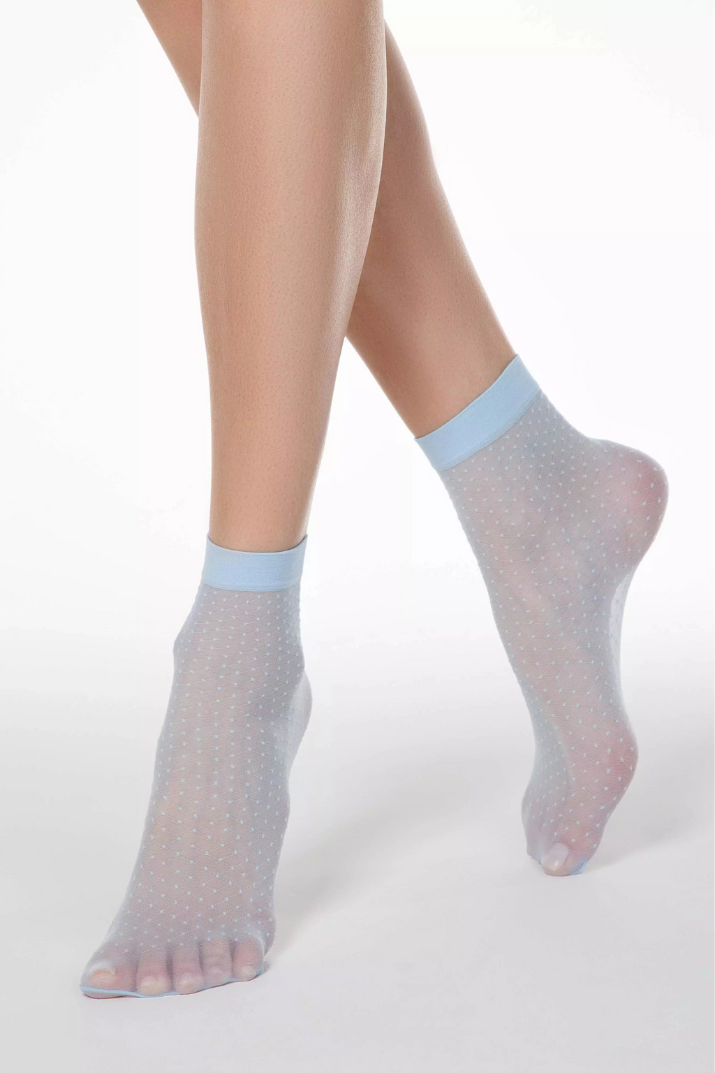 TheRanok.com Socks Conte Fantasy 20 - Polka Dot — in-use photo
