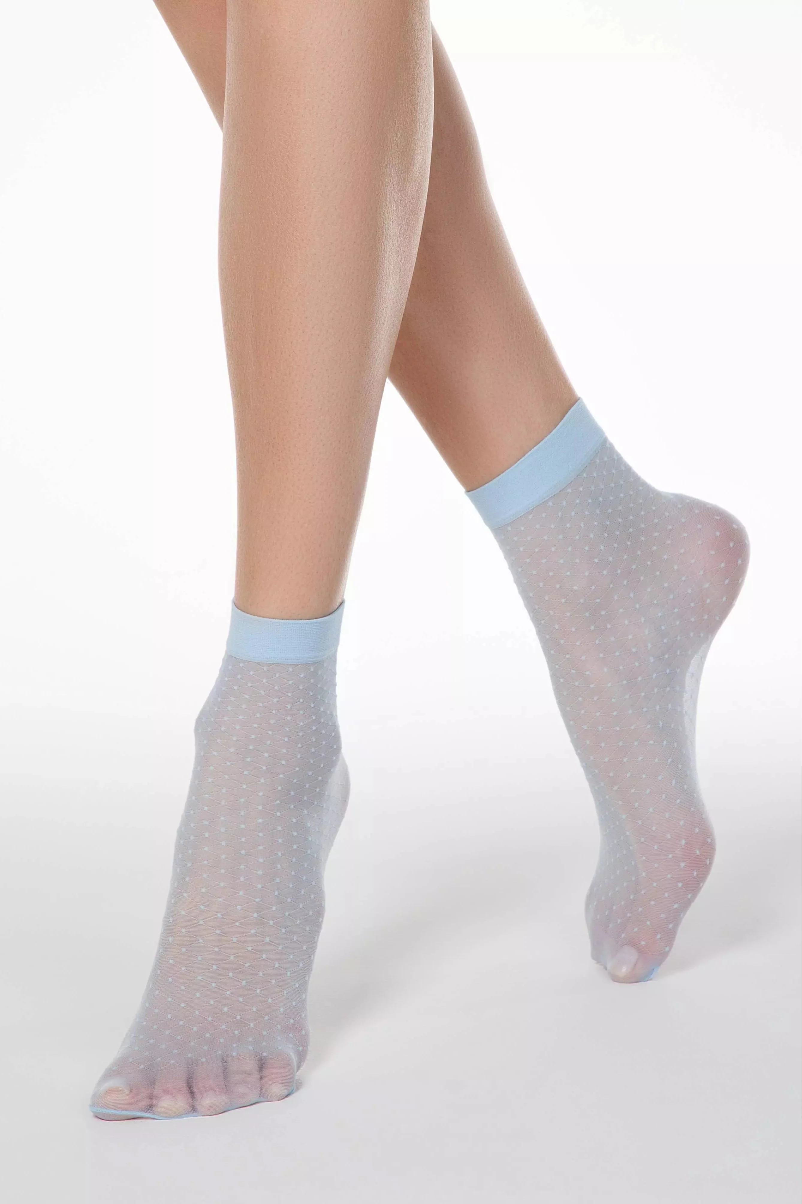 TheRanok.com Socks Conte Fantasy 20 - Polka Dot — in-use photo