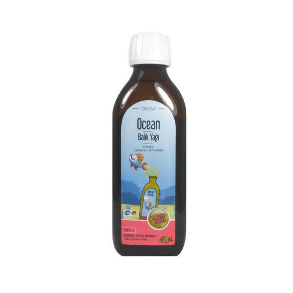 Orzax Ocean Omega-3 Fish Oil Syrup Mixed Fruit Flavor - 150ml & Cognitive Support