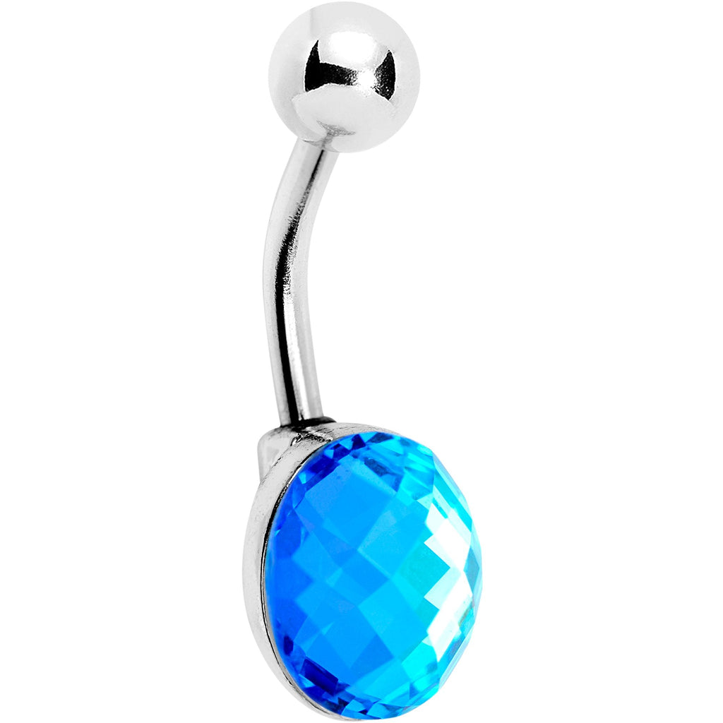 BodyCandy Blue Gem Big Bubble Belly Ring — main product shot