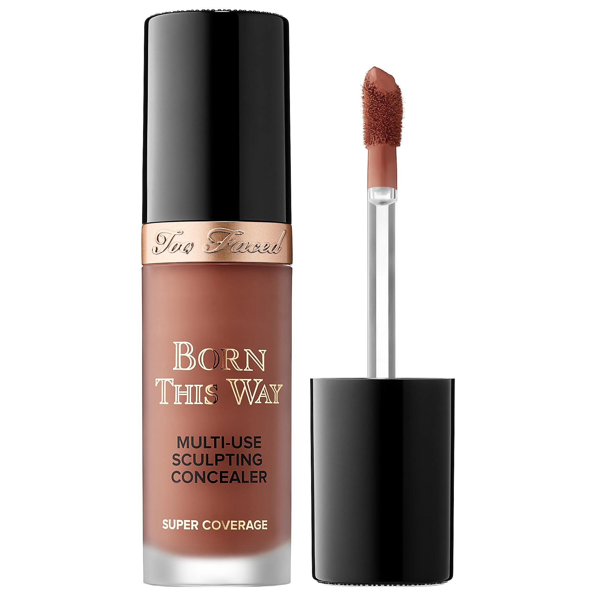 Too Faced Born This Way Super Coverage Multi-Use Concealer - Full Coverage, Hydrating Formula, Vegan & Cruelty-Free