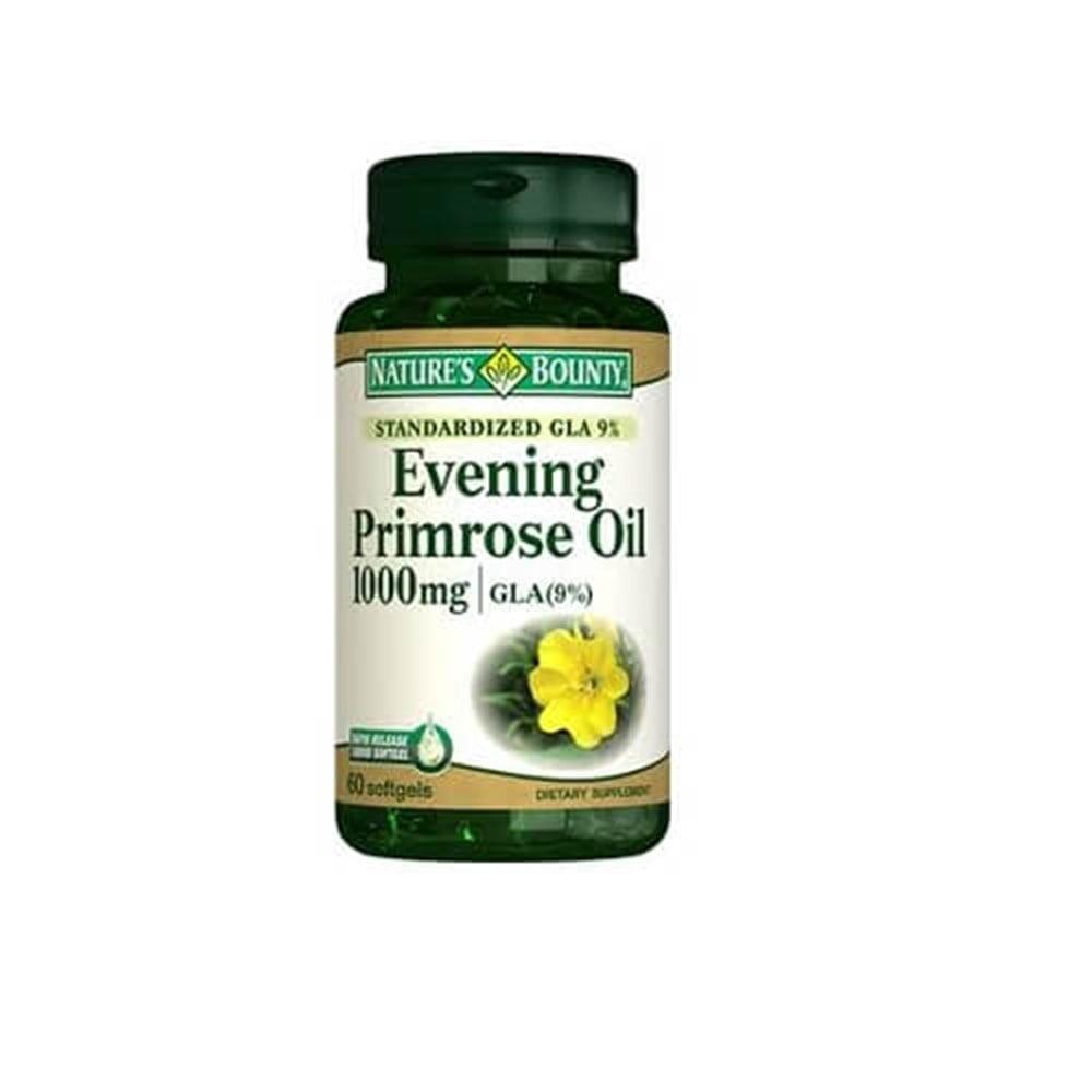 Nature's Bounty Evening Primrose Oil 1000 mg - Dietary Supplement for Skin Health & Hormonal Balance