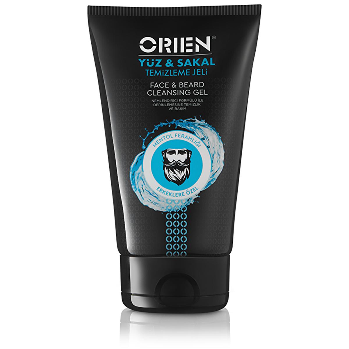 Orien Facial & Beard Cleansing Gel: Deep Cleansing, Hydrating, and Oil Control for Men - 150ml