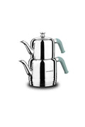Korkmaz Riva A189-03 Teapot Set, Turquoise