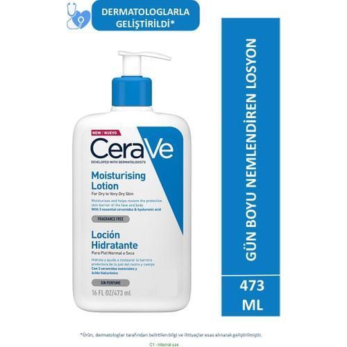 CeraVe Moisturizing Lotion 16.01 fl oz - Fragrance-Free, Hyaluronic Acid & Ceramide Rich for Dry Skin