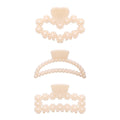 Eklips Pearl Hair Clip: Elegant White Pearl Claw Clip for Women - Stylish Decorative Accessory for Everyday & Special Occasions
