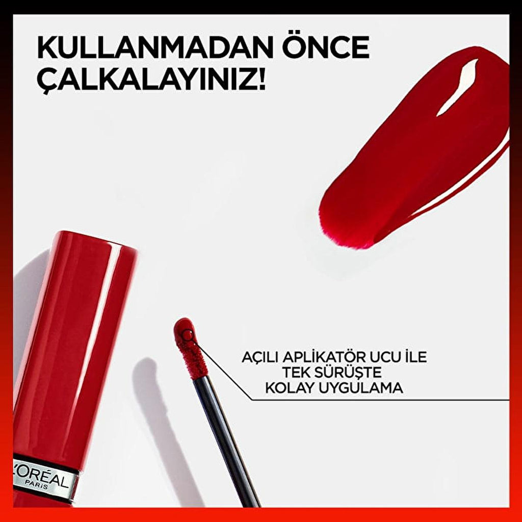 L'Oreal Paris Infaillible Le Nu Rose Liquid Lipstick: 16H Hydration & Intense Glossy Shine | Long-Lasting, Non-Sticky Formula
