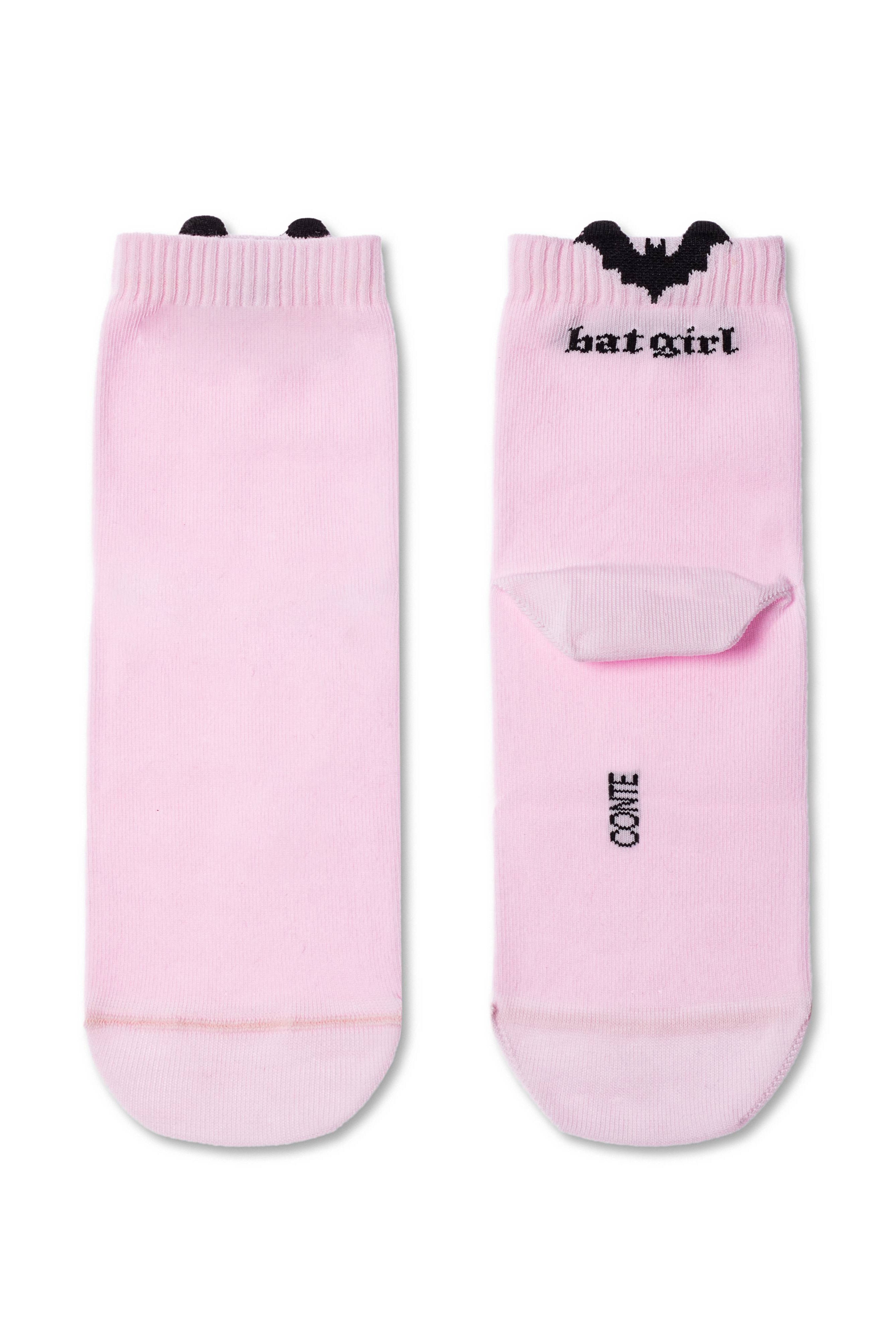 TheRanok.com Cotton Socks Conte Classic 245 - Picot "Batgirl" — alternative angle