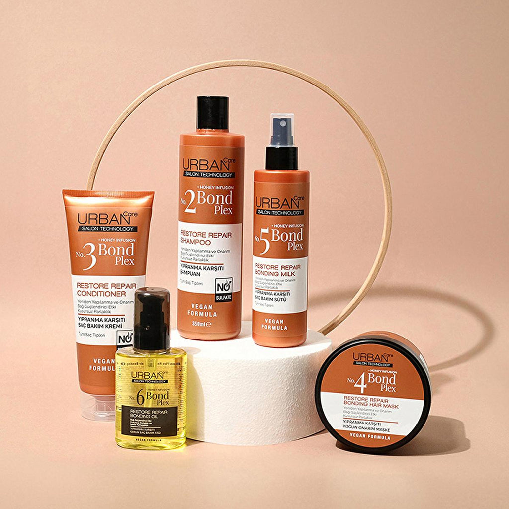 Urban Care Bond Plex No:5 Hair Repair Milk: Vegan, Paraben-Free Treatment for Damaged Hair - Strengthens, Moisturizes & Detangles