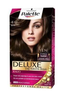 Palette Deluxe 4-0 Kahve Sa� Boyasõ - Professional Brown Hair Dye for Vibrant Color