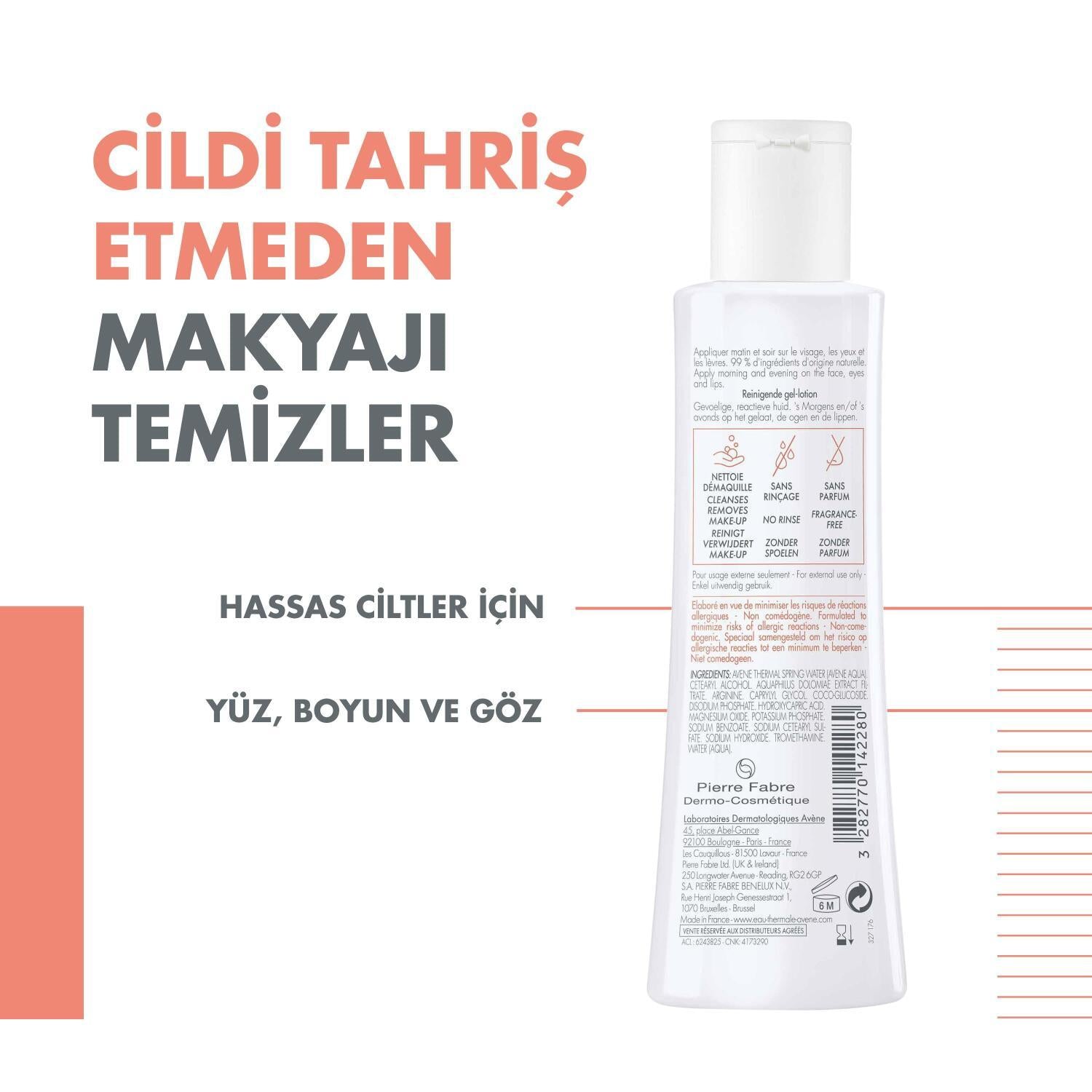 Avene Tolerance Gentle Cleaner Lotion 200ml