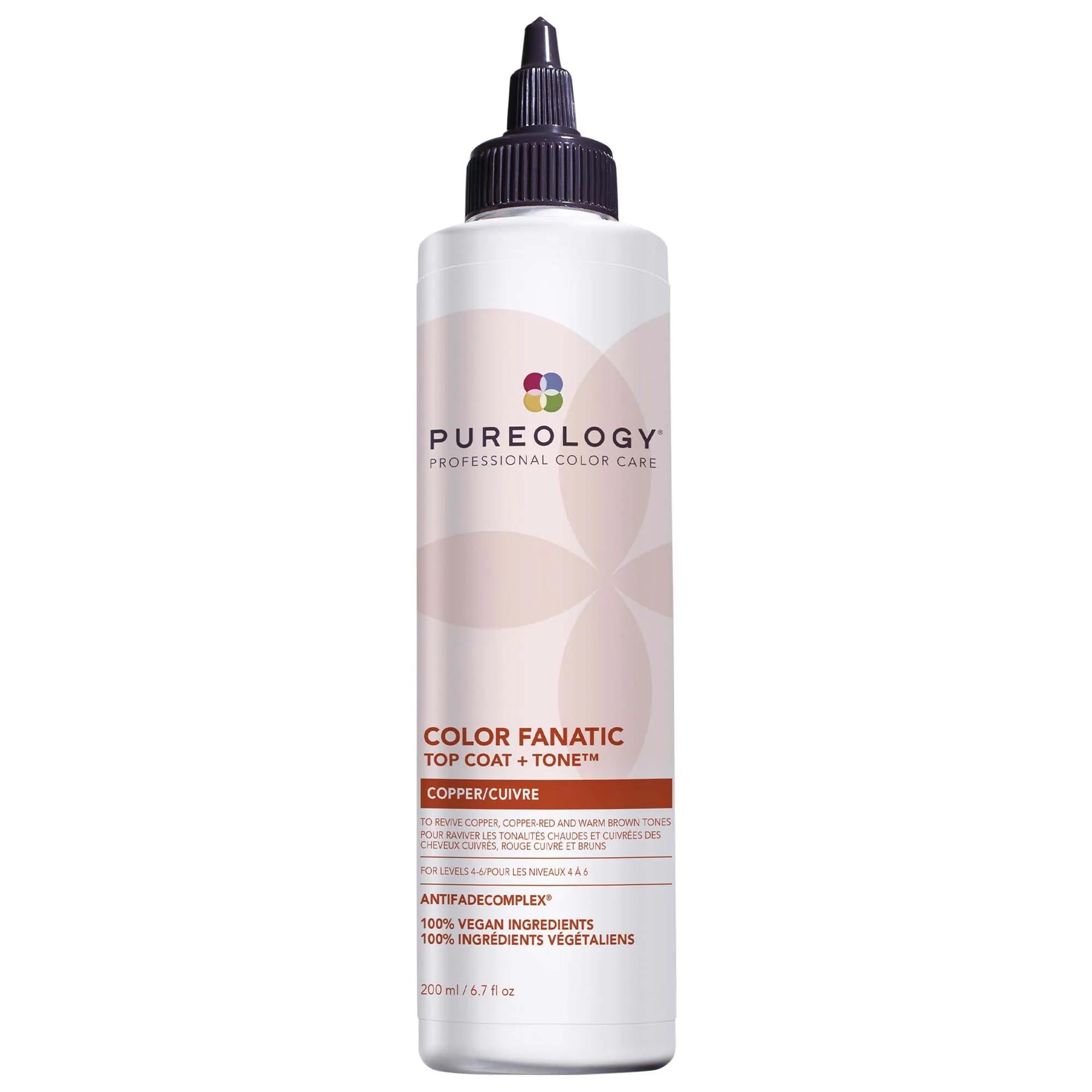Color Fanatic Hair Gloss + Toner: Neutralize Brassiness, Enhance Warm Tones, Vegan Color Safe - For Blonde, Red, Copper Hair