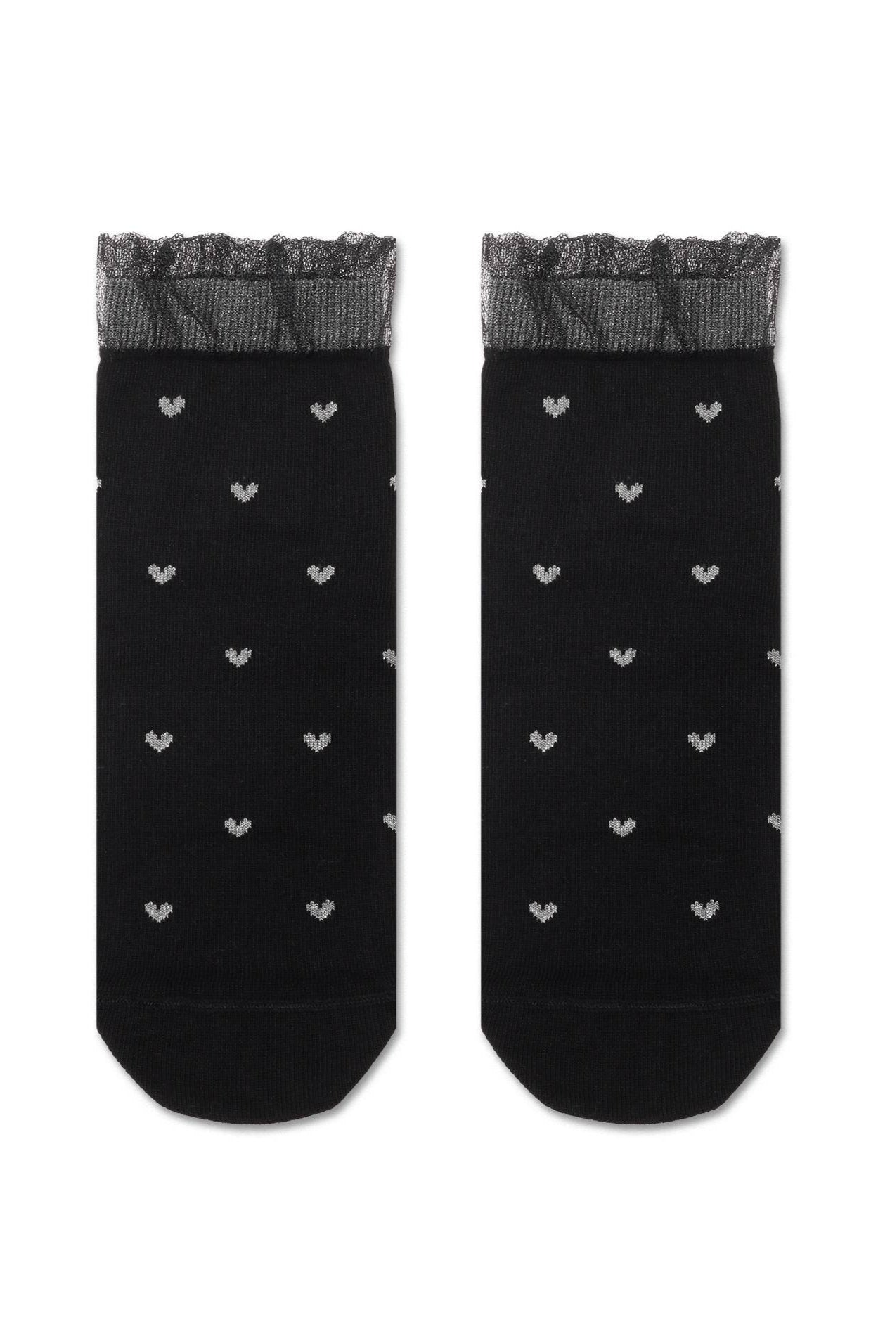 TheRanok.com Conte Cotton Socks Classic - 243 Airy Sole and Lurex — side view