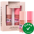INNBEAUTY PROJECT Latte Lips Lip Oil Glaze Duo: Vegan, Cruelty-Free, Plumping & Moisturizing Nude Lip Gloss for a Natural, Glossy Look