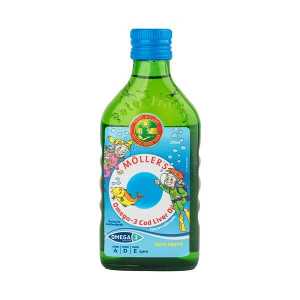 Möller's Omega 3 Fish Oil - Tutti Frutti Flavor | 250ml