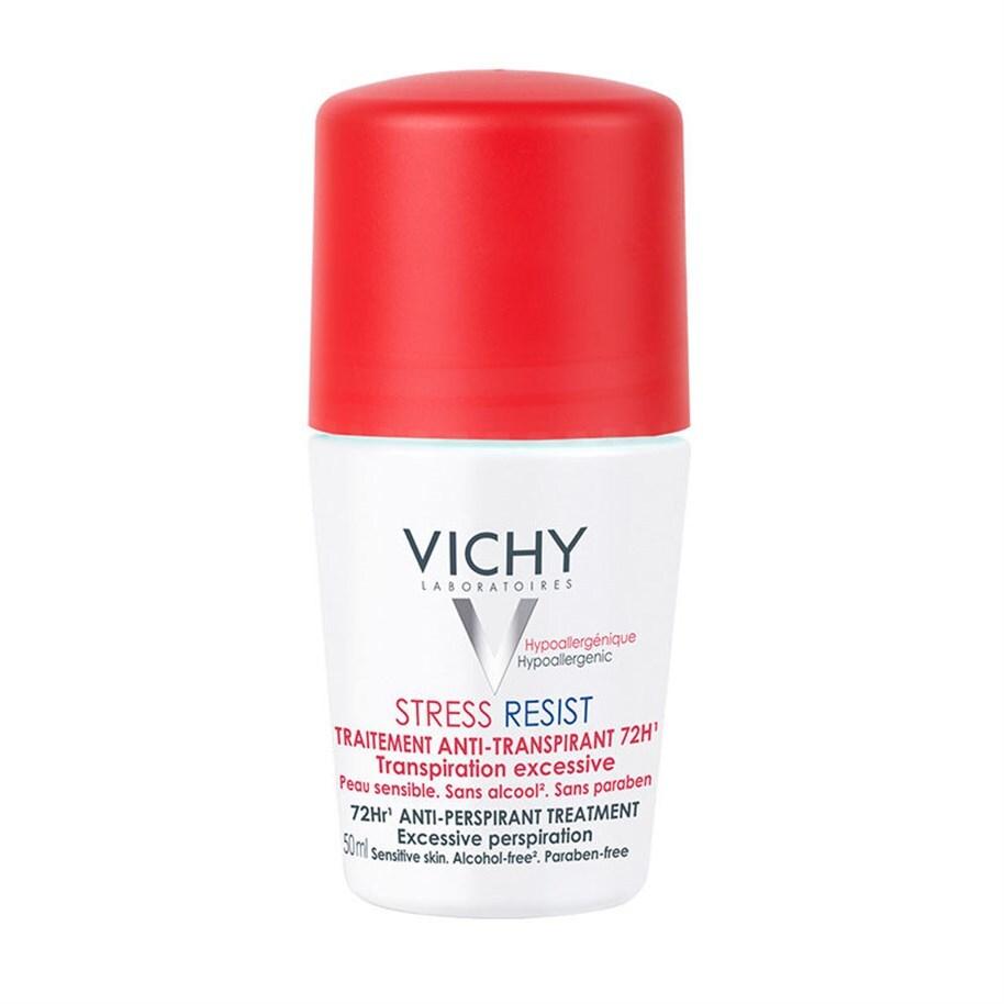 Vichy Stress Resist Anti-Transpirant Deodorant - 72 Hour Sweat Protection, Hypoallergenic, Sensitive Skin Friendly
