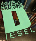 Luckless Outfitters She Wants the Diesel Tiffany Blue Decal — main product shot