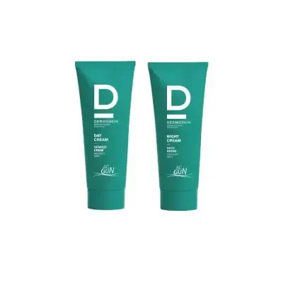 Dermoskin Acnegun Acne Treatment Cream Set - Salicylic Acid & AHA BHA Exfoliant for Acne-Prone Skin