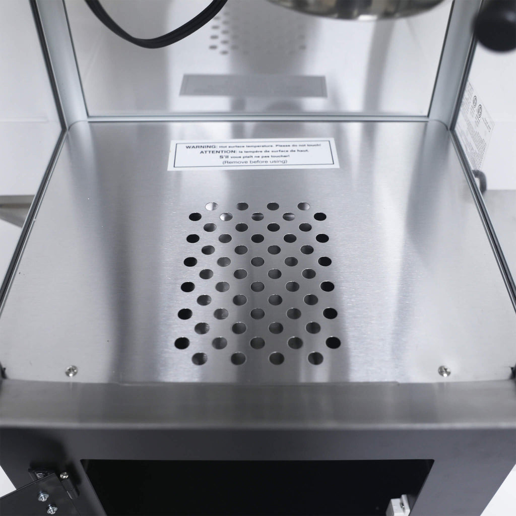 Kaitu 8OZ Stainless Steel Popcorn Machine With Cart, Heated Warming Deck And Old Maids Drawer, Black (SAK67426) – SAKSBY WHOL