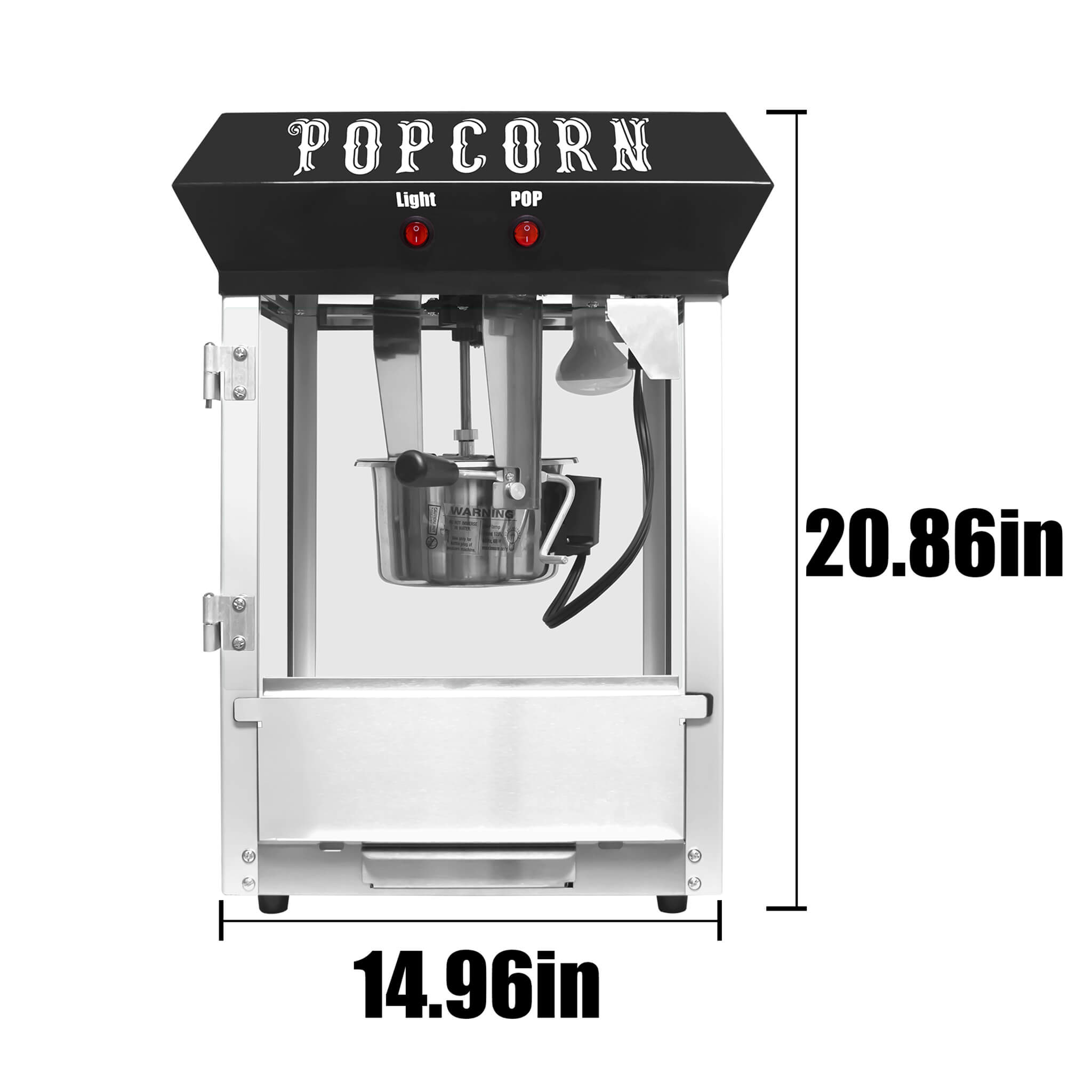 Kaitu Premium Commercial Bar Style 6-Ounce Popcorn Machine Maker (SAK84170) – SAKSBY WHOLESALE, view 7