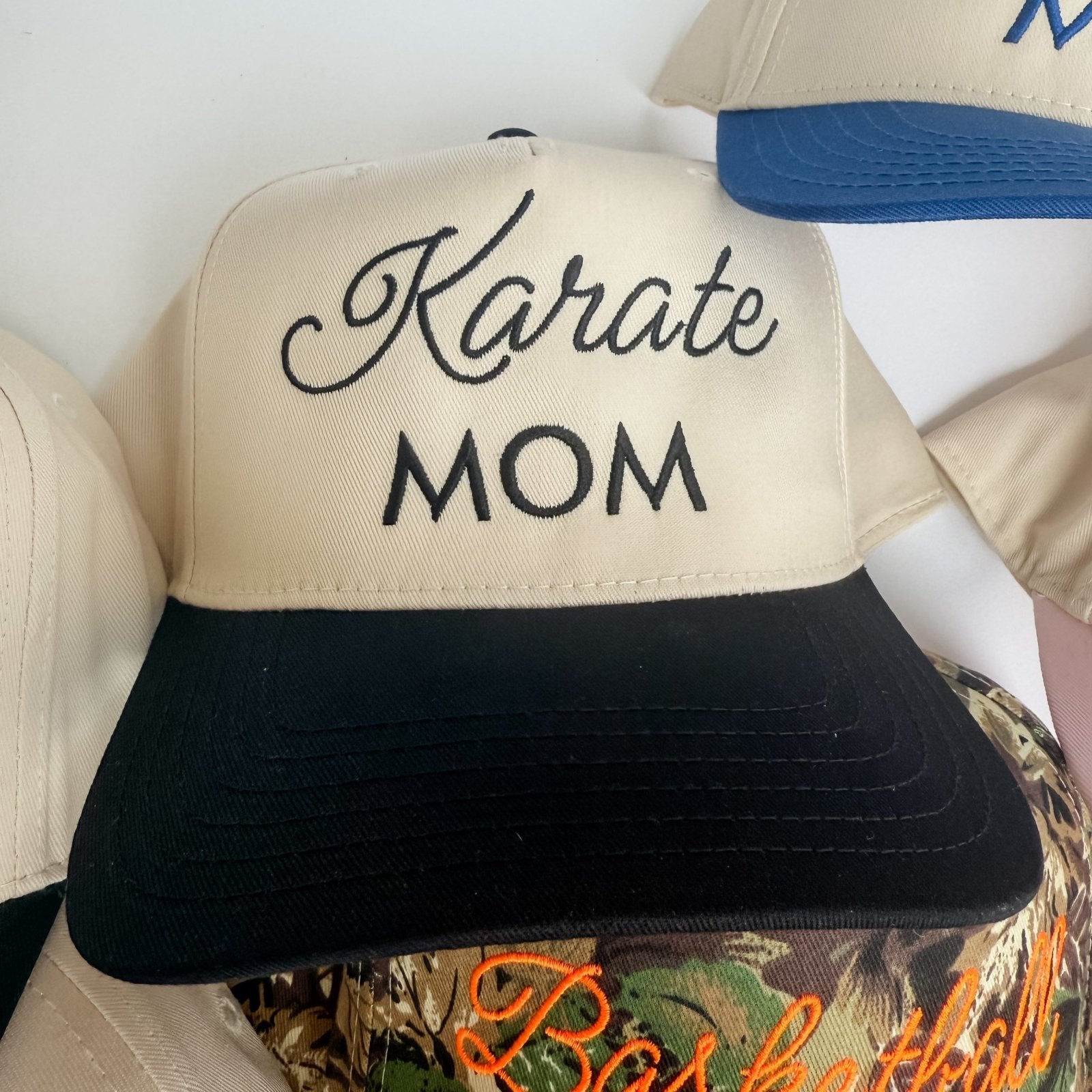Coco & Rho Karate Mom - Trucker Hat — lifestyle context