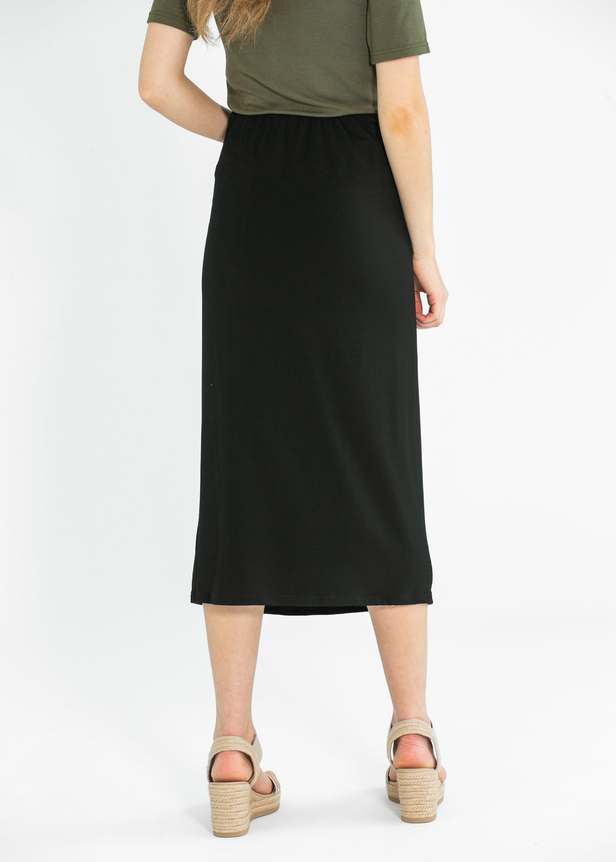 Inherit Co. Kate Midi Skirt — product on model