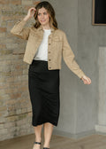 Inherit Co. Kate Midi Skirt — lifestyle context