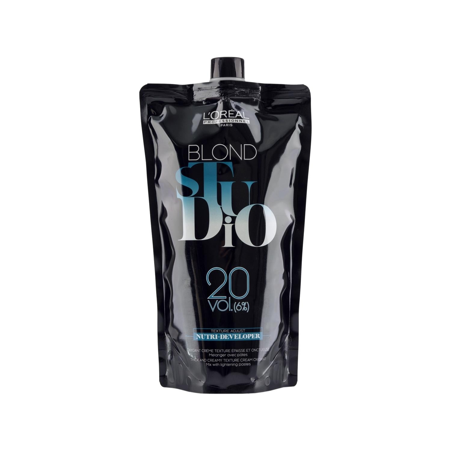 Loreal Professionnel Paris Blond Studio Oksidan %6 20 Vol. 1000 ml - Professional Hair Coloring Developer