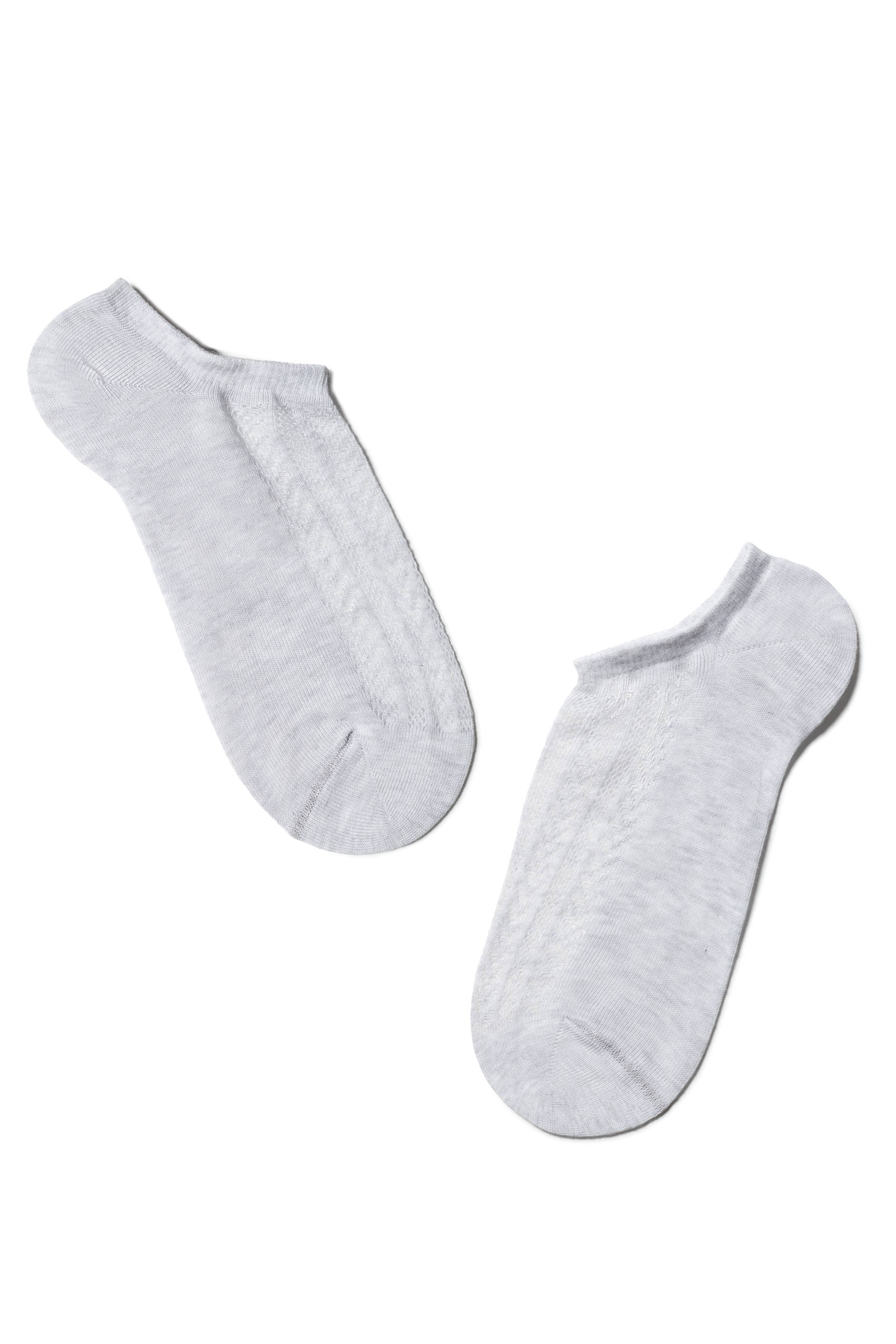 TheRanok.com Cotton Ankle Socks Conte Active - 179 Openwork Weave — fabric or material detail
