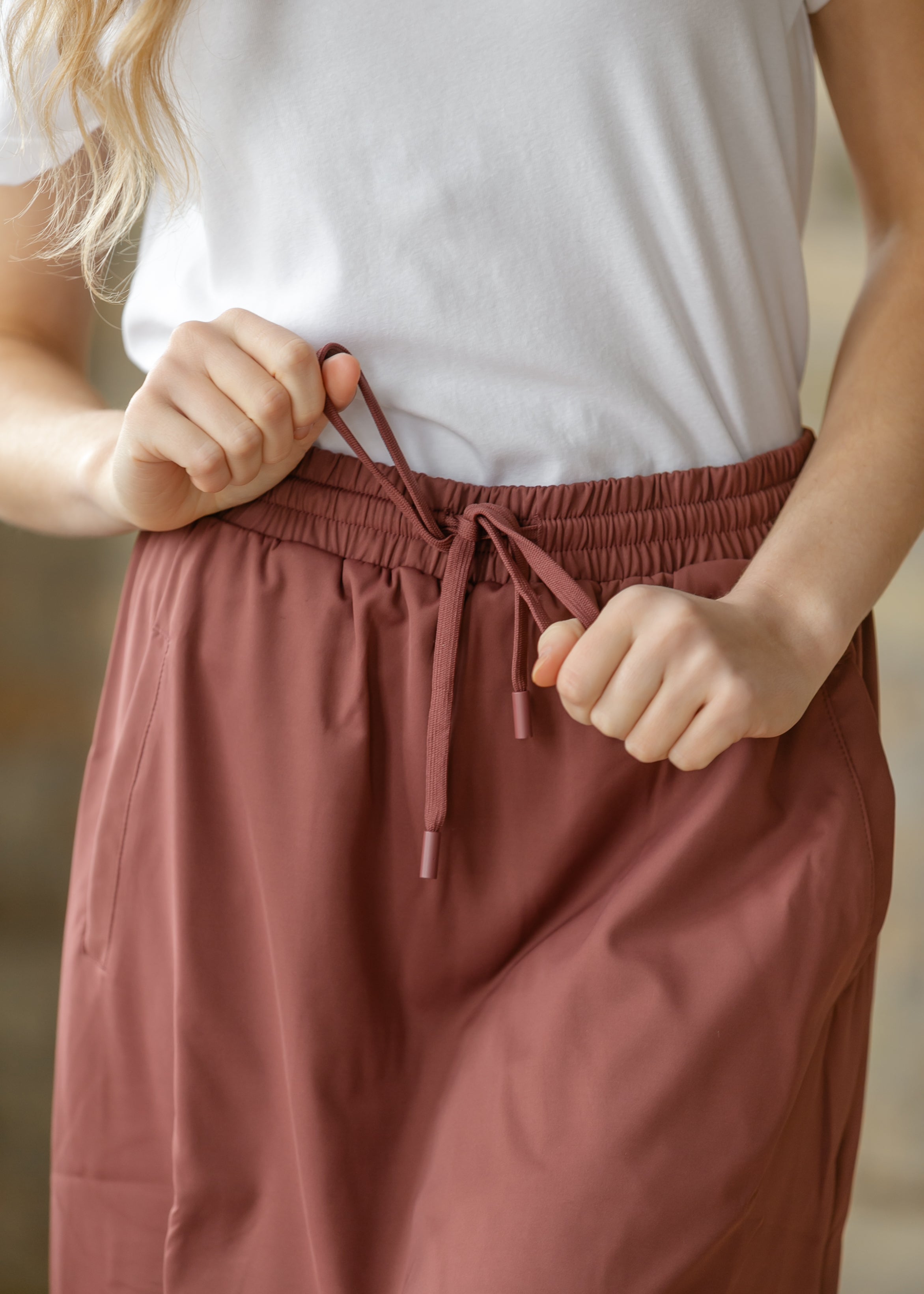 Inherit Co. Kenedi Mulberry Athletic Sport Skirt — alternative angle