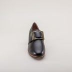 American Duchess Kensington 18th Century Leather Shoes (Black) — main product shot