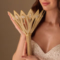 Luxury Gold Quinceañera and Wedding Bouquet Holder – Bridal Port