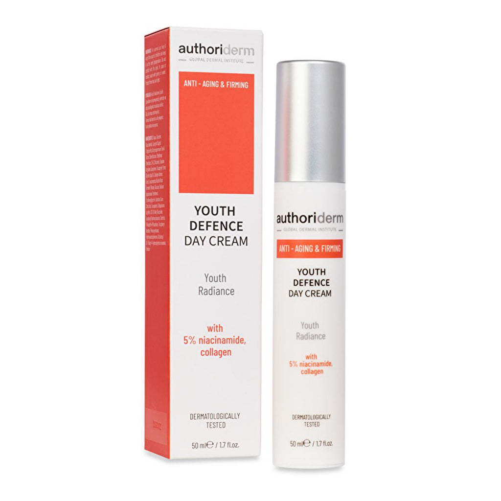 Authoriderm Anti-Aging Day Cream - Moisturizing, Firming, and Anti-Wrinkle Face Cream for Reducing Fine Lines and Wrinkles