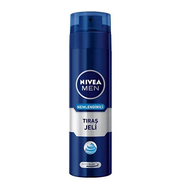 Nivea Men Moisturizing Shaving Gel - 200ml, Soothing Aloe Vera & Vitamins for Smooth Shave
