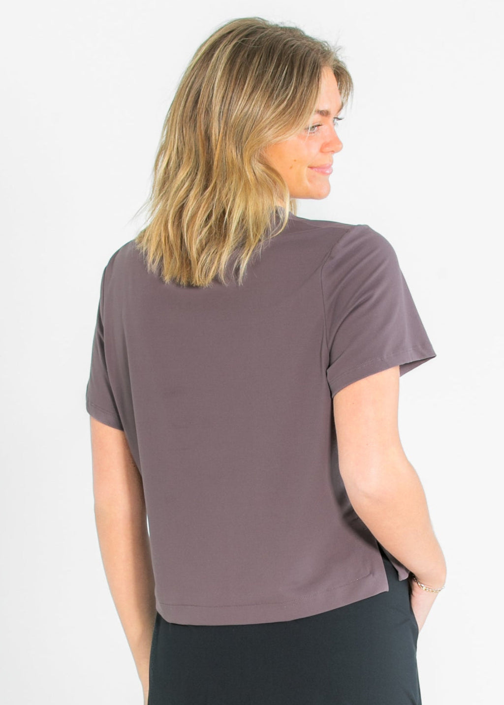 Inherit Co. Kia Dusty Mauve Athletic Short Sleeve T-shirt — feature highlight