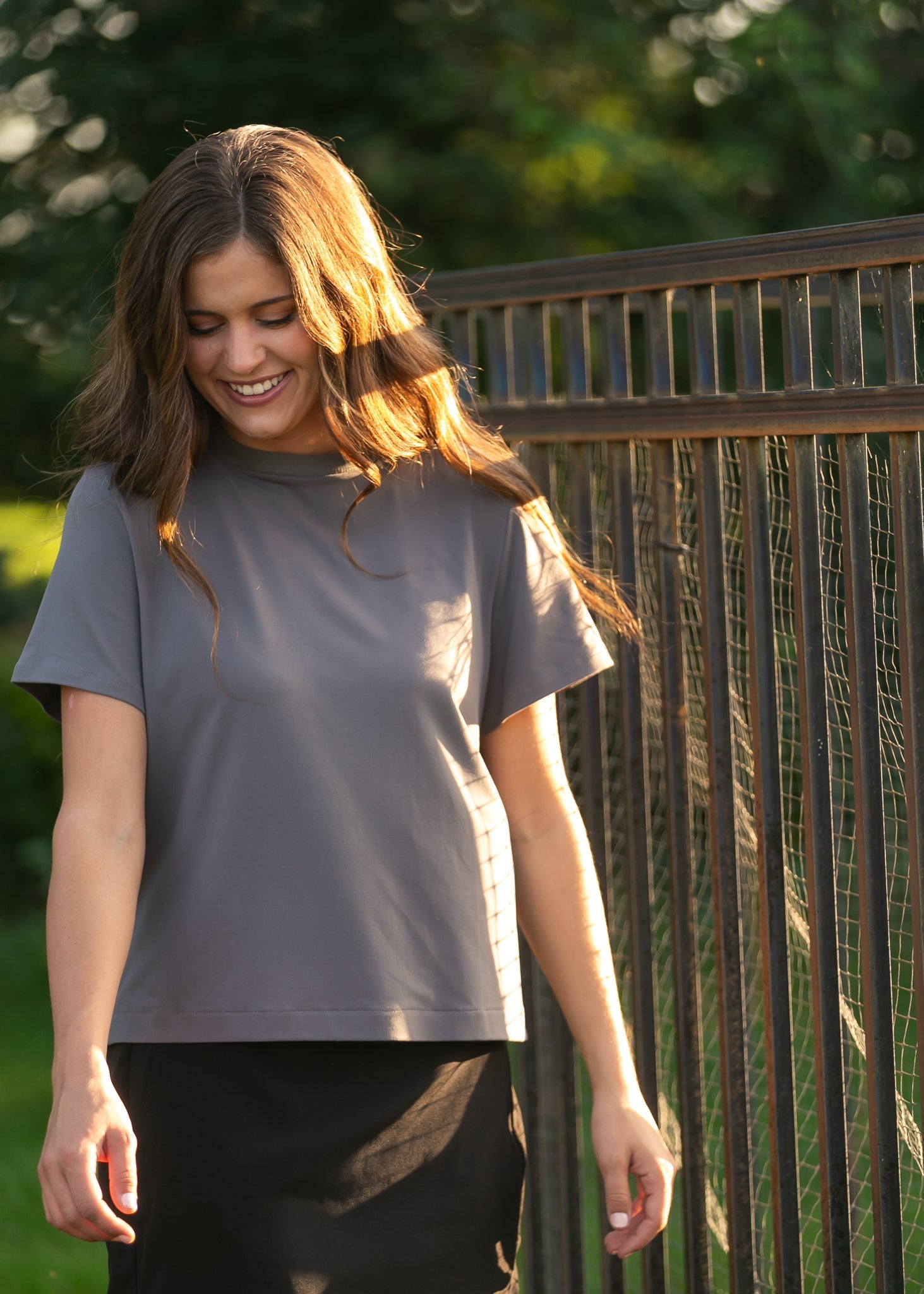 Inherit Co. Kia Dusty Mauve Athletic Short Sleeve T-shirt — main product shot